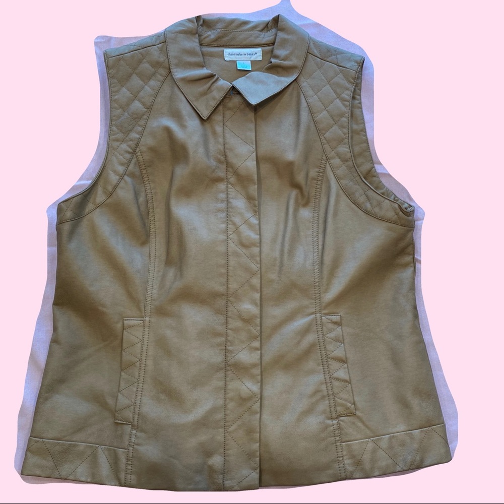Leather vest
